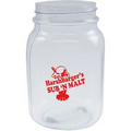 26 Oz. Blow-Molded PVC Plastic Mason Jar Mug